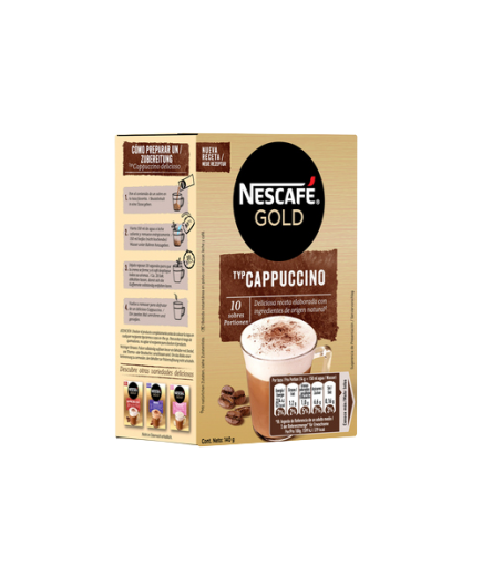 CAFE NESCAFE CAPPUCCINO CLASSIC ESTUCHE 10 UD