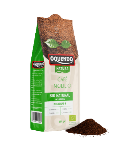 CAFE OQUENDO BIO MOLIDO 100% ARABICA P/250 GR