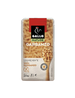 HELICES GALLO NATURE GARBANZO B/250 GR