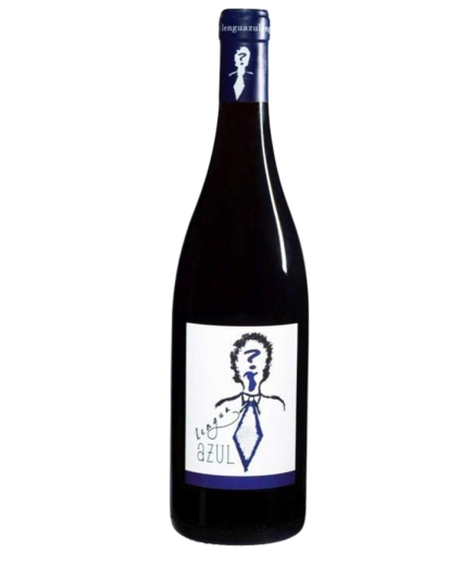 VINO LENGUA AZUL TINTO BOTELLA 75 CL.