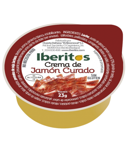 PATE CREMA IBERITOS JAMON IBERICO PORC. C/45 UD