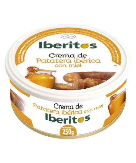 PATE CREMA IBERITOS PATATERA C/MIEL  L/250 GR