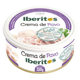 PATE CREMA IBERITOS PAVO (LIGHT)  L/250 GR