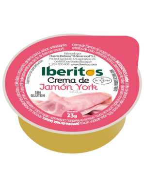 PATE CREMA IBERITOS YORK  23GR PACK-5 UD