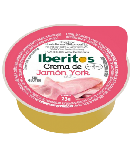 PATE CREMA IBERITOS YORK  23GR PACK-5 UD