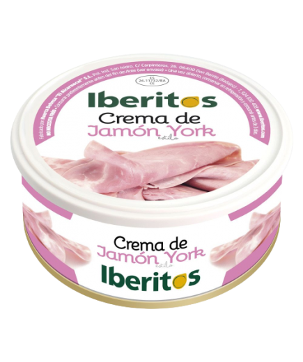 PATE CREMA IBERITOS YORK  L/250 GR