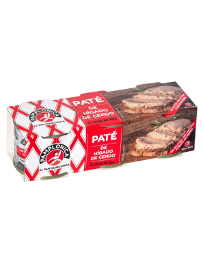 PATE HIGADO CERDO PAMPLONICA 80 GR PACK-3 UD