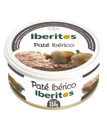 PATE IBERITOS HIGADO C/IBERICO  L/250 GR