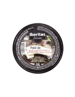 PATE IBERITOS JABALI C/PASAS AL P.XIMENEZ L/140GR