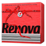 SERVILLETA 30X32 RENOVA RED LABEL 1 CAPA P/140 UD