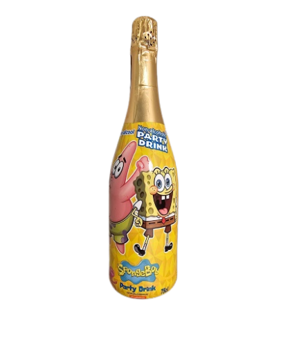 CAVA SIN ALCOHOL  BOB ESPONJA Y PATRICIO B/75 CL