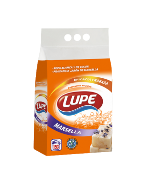 DETERGENTE  LUPE SACO MARSELLA 153 DOSIS 10 KG.