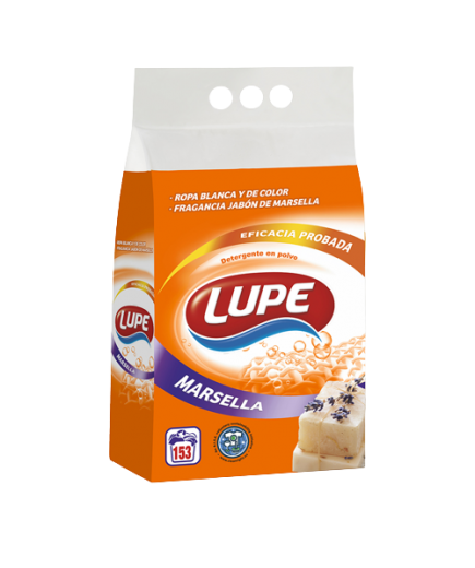 DETERGENTE  LUPE SACO MARSELLA 153 DOSIS 10 KG.