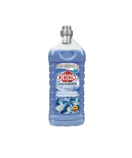 SUAVIZANTE KIRIKO AZUL 72 DOSIS BOTELLA 2 LITROS