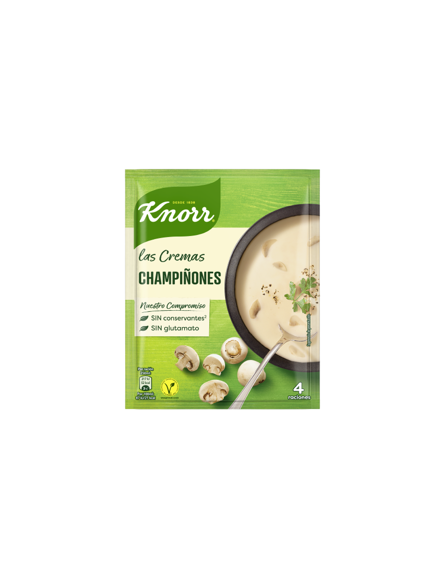 CREMA KNORR DESHIDRATADA CHAMPIÑONES S/62 GR