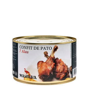 CONFIT ALAS DE PATO MALVASIA LATA 7 UD