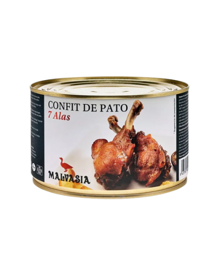 CONFIT ALAS DE PATO MALVASIA LATA 7 UD