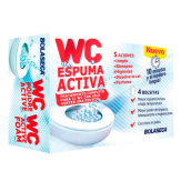 LIMPIADOR WC BOLASECA ESPUMA ACTIVA PACK-4 UD