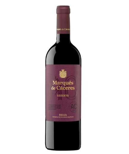 VINO MARQUES CACERES TINTO RESERVA B/75.CL