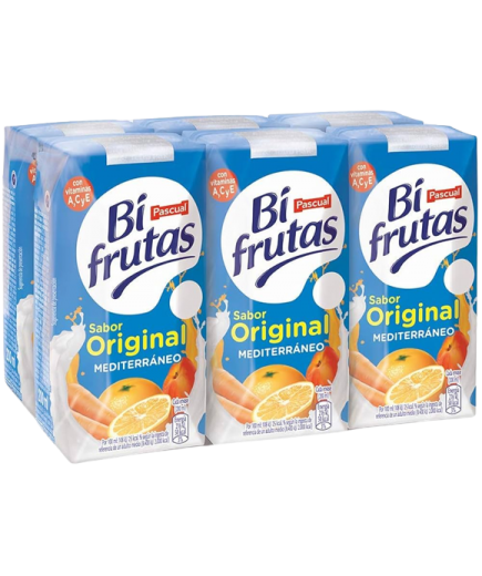 BIFRUTAS ORIGINAL MEDITERRANEO PR/200ML- PACK 6