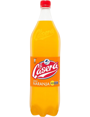 CASERA REFRESCO NARANJA OJO BOTELLA 1,5 LITROS