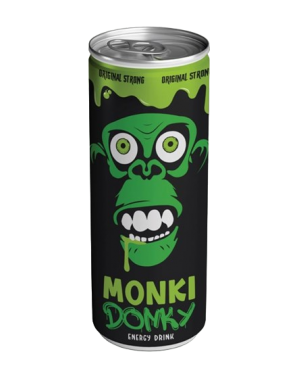 BEBIDA ENERGETICA MONKI DONKY ORIGINAL 250ML