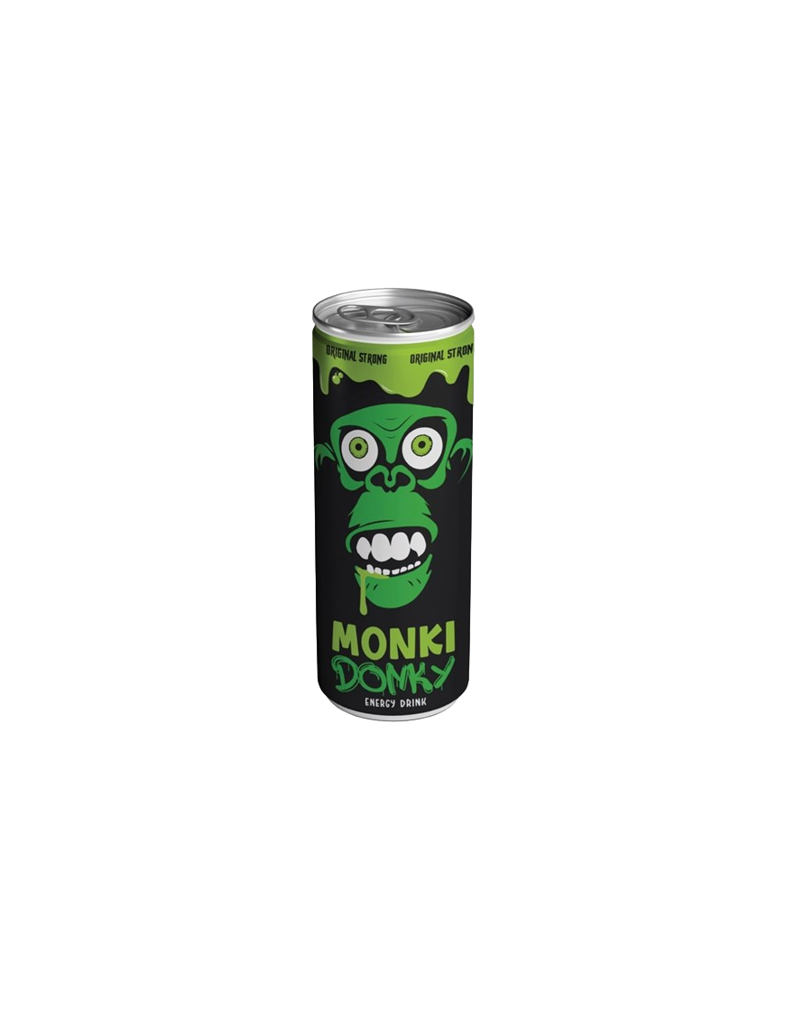 BEBIDA ENERGETICA MONKI DONKY ORIGINAL 250ML