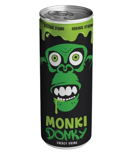 BEBIDA ENERGETICA MONKI DONKY ORIGINAL 250ML