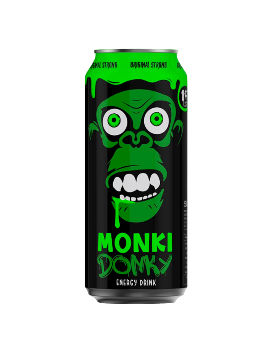 BEBIDA ENERGETICA MONKI DONKY ORIGINAL 500ML