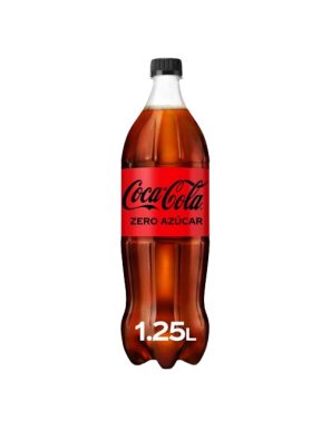 COCA-COLA PET 1.25 LITRO ZERO/AZUCAR