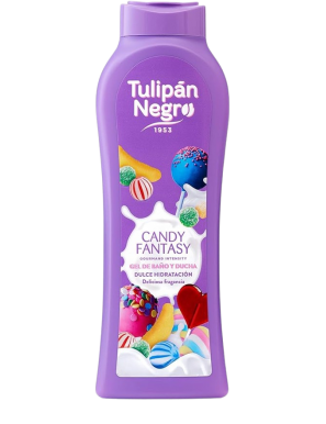 GEL BAÑO TULIPAN NEGRO CANDY FANTASY B/650 ML