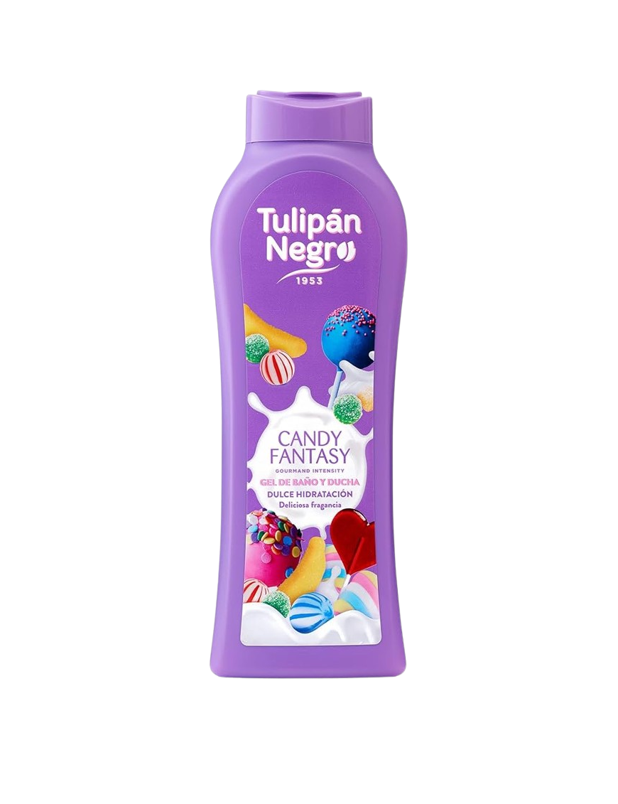 GEL BAÑO TULIPAN NEGRO CANDY FANTASY B/650 ML