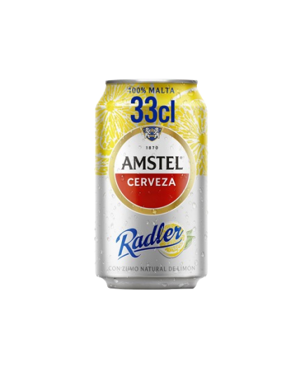 CERVEZA AMSTEL ZUMO LIMON RADLER LATA/33.CL