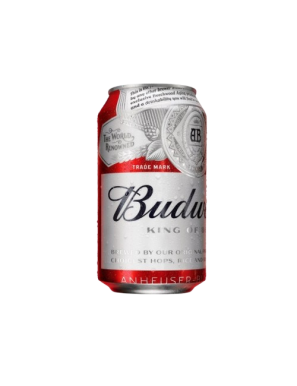 CERVEZA BUDWEISER LATA 33 CL.