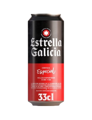 CERVEZA E.GALICIA ESPECIAL 5.5% LATA 33CL (SUELTA)