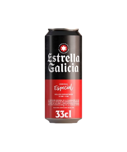 CERVEZA E.GALICIA ESPECIAL 5.5% LATA 33CL (SUELTA)