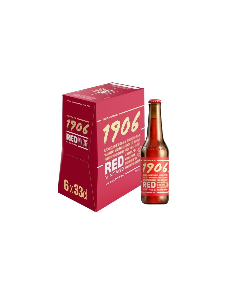 CERVEZA E.GALICIA RED VINTAGE 1906 PACK/6 B/33CL