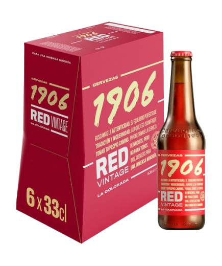 CERVEZA E.GALICIA RED VINTAGE 1906 PACK/6 B/33CL