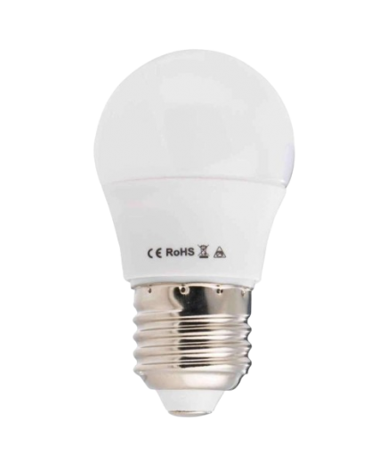 LAMPARA LED EXTRAS ESFERIC LU FRIA E27 4W 32W P/2U