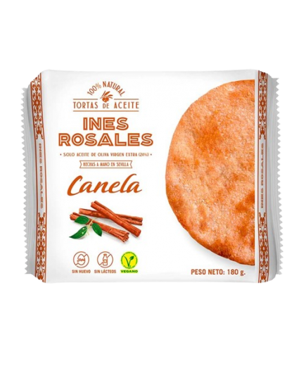 TORTAS ACEITE INES ROSALES C/CANELA 120 GR P/4 UD