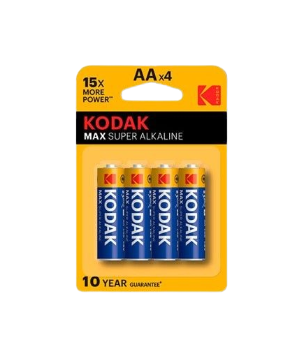 PILAS KODAK ALKALINE LR6 1,5V B/4 UD