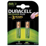 PILAS RECARGABLE DURACELL HR03 750MAH.P/2 UD