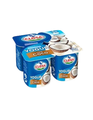 CLESA YOGUR SABOR COCO PACK-4 UD