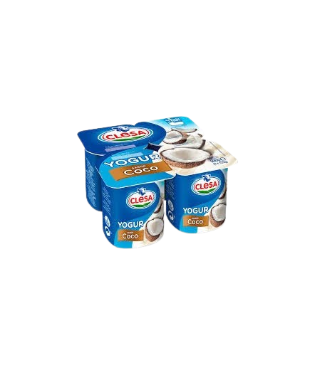 CLESA YOGUR SABOR COCO PACK-4 UD