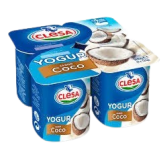 CLESA YOGUR SABOR COCO PACK-4 UD