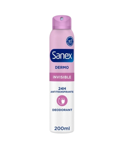 DESODORANTE SANEX DERMO INVISIBLE SP/200 ML