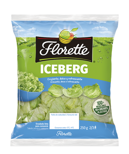 FLORETTE ENSALADA LECHUGA ICEBERG B/250 GR