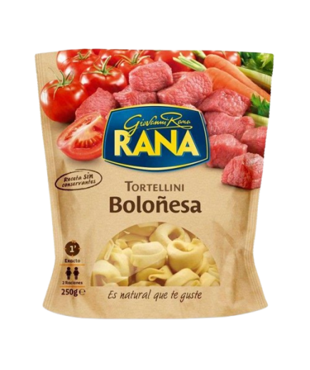 PASTA FRESCA RANA R/TORTELLINI BOLOÑESA B/250 GR