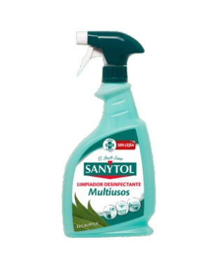 LIMPIADOR MULTIUSO SANYTOL DESINF. EUCALIPTO 750ML