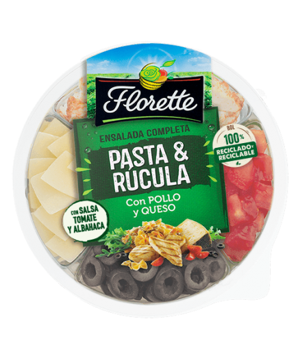 FLORETTE ENSALADA COMPLETA PASTA & RUCULA B/320GR